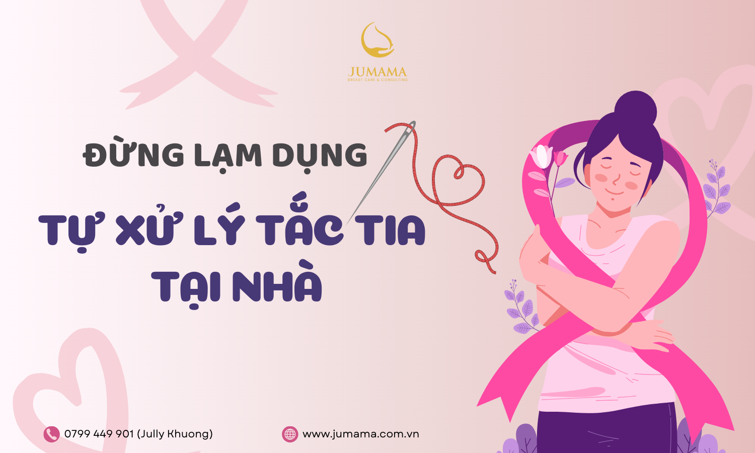 Đừng lạm dụng kim để tự xử lý tắc tia tại nhà